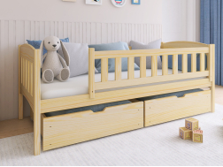 Vaikiška lovytė su stalčiais GUCIO 90x190