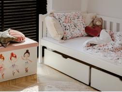 Vaikiška lovytė su stalčiais GUCIO 90x190