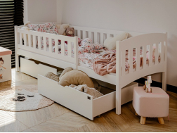 Vaikiška lovytė su stalčiais GUCIO 90x190
