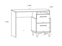 Vaikų kambario komplektas HEY 4