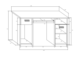 Vaikų kambario komplektas KITTY 3
