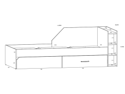 Vaikų kambario komplektas PAX 3