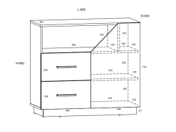 Vaikų kambario komplektas PAX 4