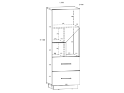 Vaikų kambario komplektas PAX 4