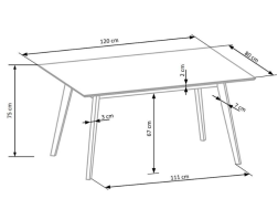 Valgomojo komplektas CORDOBA