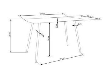 Valgomojo stalas TRIPOLIS 10 Valgomojo stalas TRIPOLIS 10