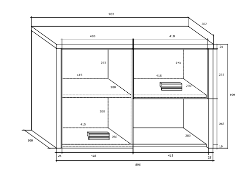 Vaikų kambario komplektas KITTY 3 1 Vaikų kambario komplektas KITTY 3 1