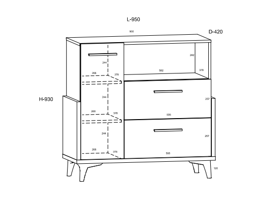 Vaikų kambario komplektas HEY 3 3