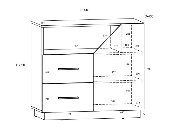Vaikų kambario komplektas PAX 4 3
