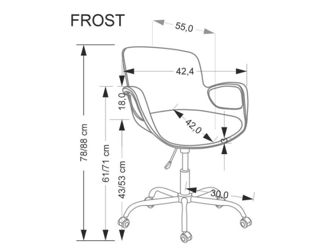 Vaikiška kėdė FROST 1 Vaikiška kėdė FROST 1