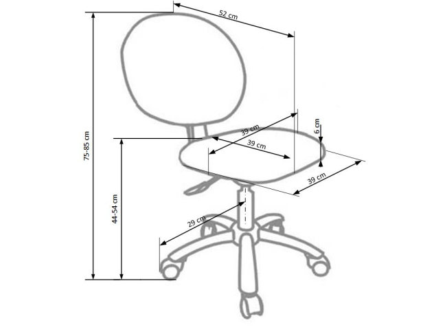 Vaikiška kėdė GOL 2 Vaikiška kėdė GOL 2