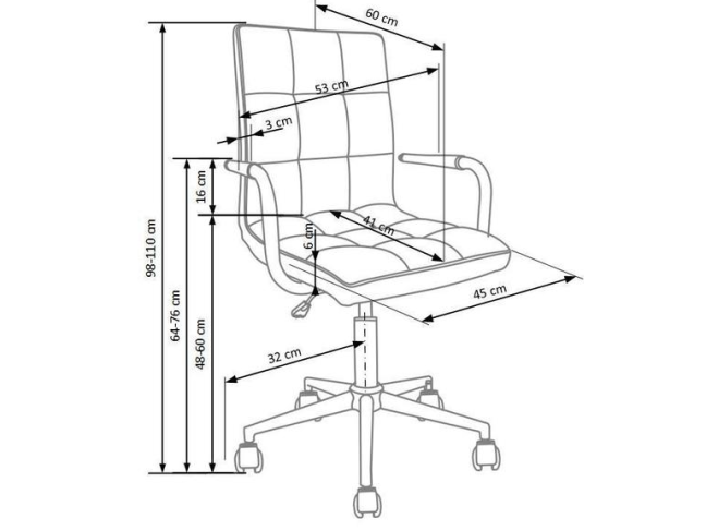 Vaikiška kėdė GONZO 3 1