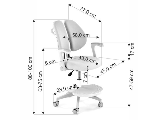 Vaikiška kėdė PANCO 13 Vaikiška kėdė PANCO 13