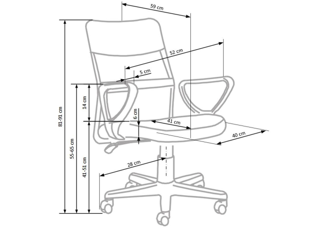 Vaikiška kėdė TIMMY 6