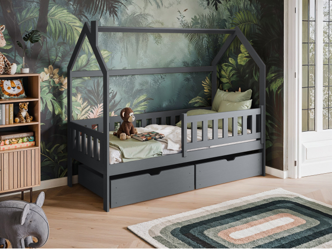 Vaikiška lova su stalčiais NATAN 80x200