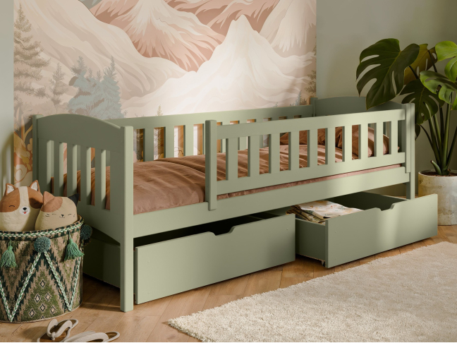 Vaikiška lova su stalčiais GUCIO 80x160 4 Vaikiška lova su stalčiais GUCIO 80x160 4