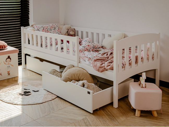 Vaikiška lova su stalčiais GUCIO 80x160 8 Vaikiška lova su stalčiais GUCIO 80x160 8