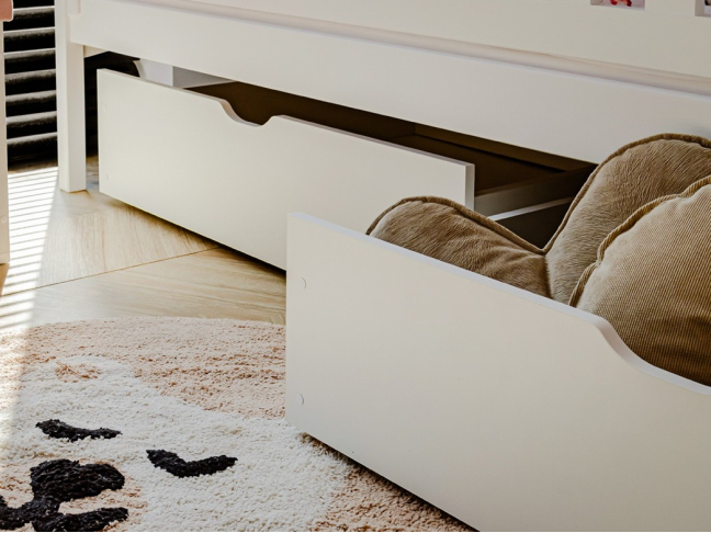 Vaikiška lova su stalčiais GUCIO 80x160 9 Vaikiška lova su stalčiais GUCIO 80x160 9