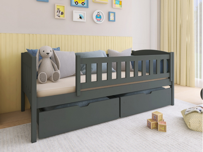 Vaikiška lova su stalčiais GUCIO 80x180 1 Vaikiška lova su stalčiais GUCIO 80x180 1