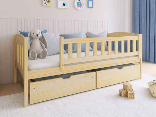 Vaikiška lova su stalčiais GUCIO 80x180 2 Vaikiška lova su stalčiais GUCIO 80x180 2