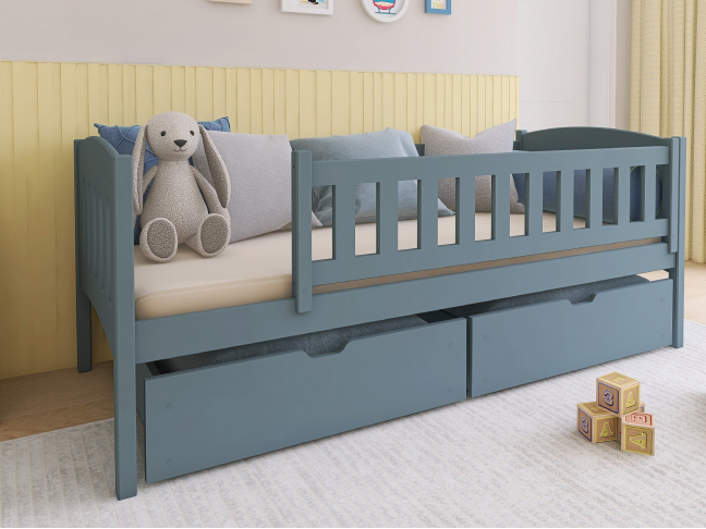 Vaikiška lova su stalčiais GUCIO 80x200 Vaikiška lova su stalčiais GUCIO 80x200