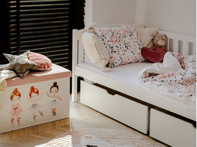 Vaikiška lova su stalčiais GUCIO 80x200 6 Vaikiška lova su stalčiais GUCIO 80x200 6