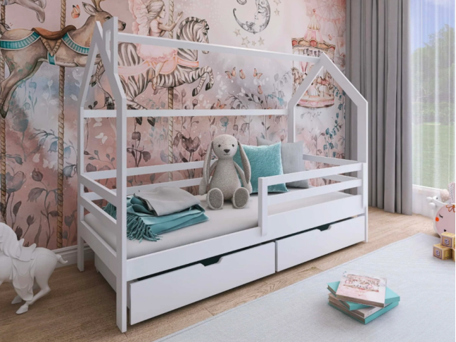 Vaikiška lova su stalčiais LILA 90x190 1