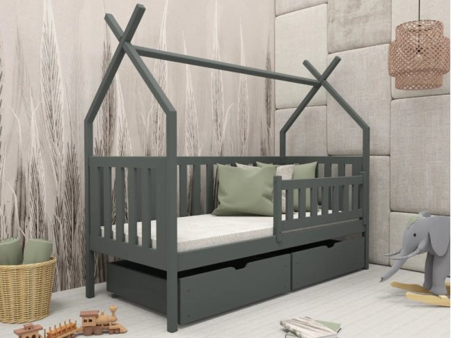 Vaikiška lova su stalčiais SIMBA 80x160 1