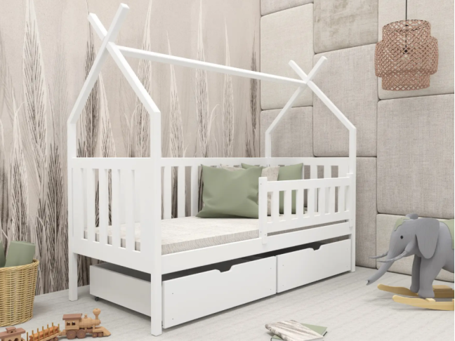 Vaikiška lova su stalčiais SIMBA 80x200 1