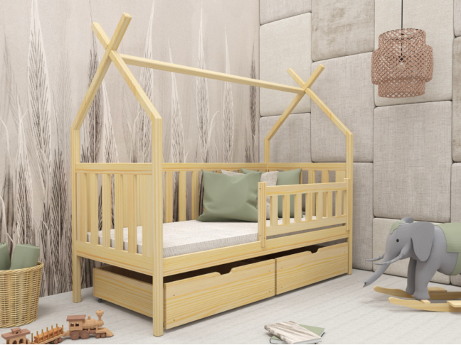 Vaikiška lova su stalčiais SIMBA 90x200 3 Vaikiška lova su stalčiais SIMBA 90x200 3