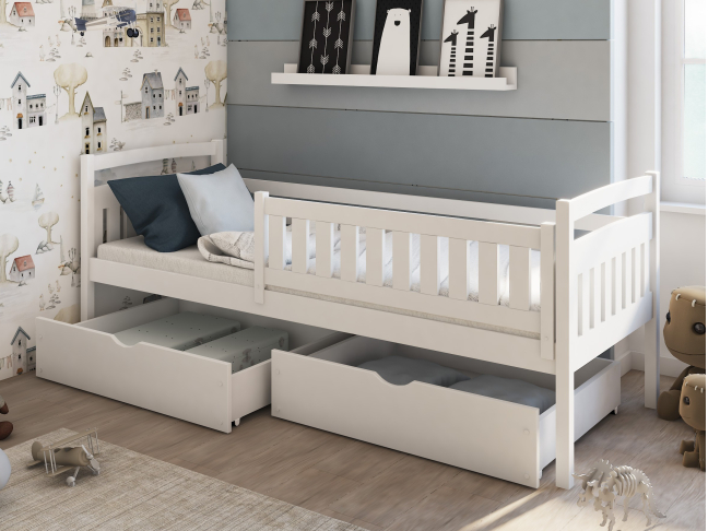 Vaikiška lova su stalčiais TERRY 80x180 1 Vaikiška lova su stalčiais TERRY 80x180 1