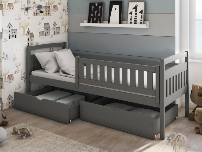 Vaikiška lova su stalčiais TERRY 80x200 3 Vaikiška lova su stalčiais TERRY 80x200 3