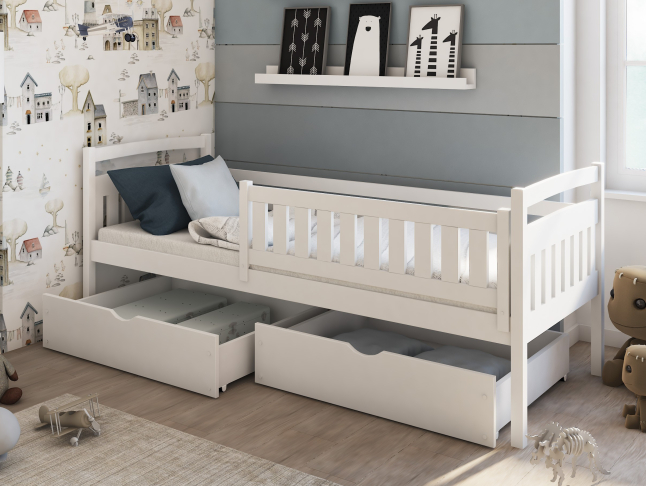 Vaikiška lova su stalčiais TERRY 80x200 1 Vaikiška lova su stalčiais TERRY 80x200 1