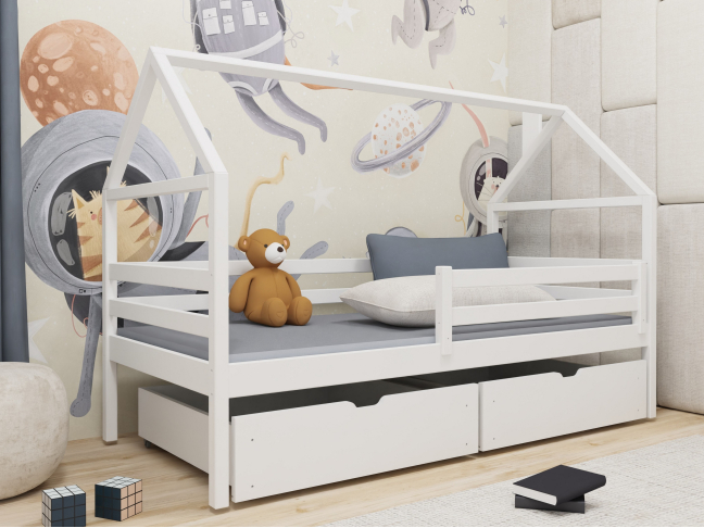 Vaikiška lova su stalčiais ARON 80x200 2 Vaikiška lova su stalčiais ARON 80x200 2