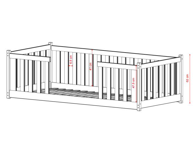 Vaikiška lova FERO 90x200 4