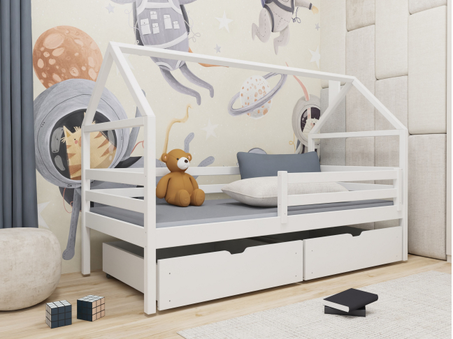 Vaikiška lova su stalčiais ARON 80x180