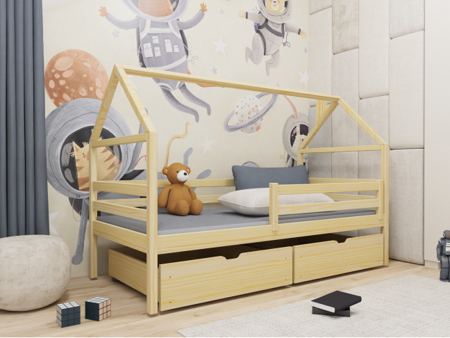 Vaikiška lova su stalčiais ARON 90x190 3
