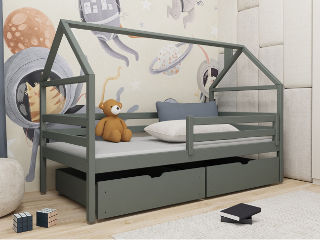 Vaikiška lova su stalčiais ARON 90x200 1