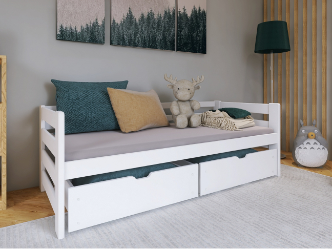 Vaikiška lova su stalčiais ERGO 80x200 Vaikiška lova su stalčiais ERGO 80x200