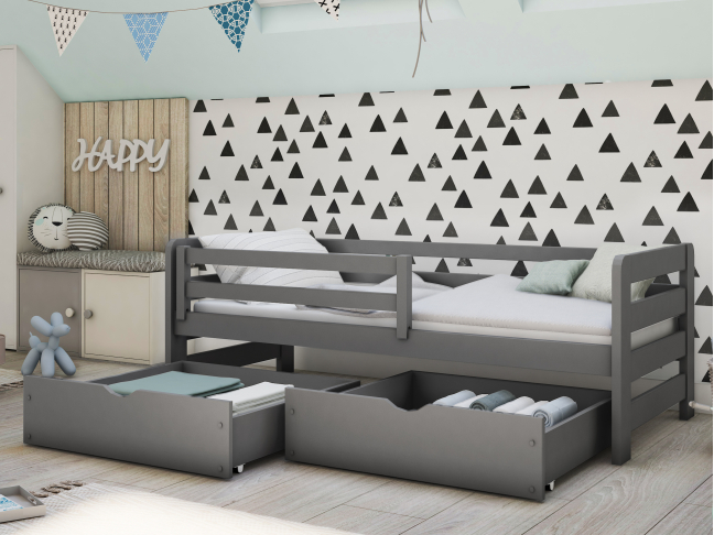Vaikiška lova su stalčiais ERGO 90x190 2 Vaikiška lova su stalčiais ERGO 90x190 2