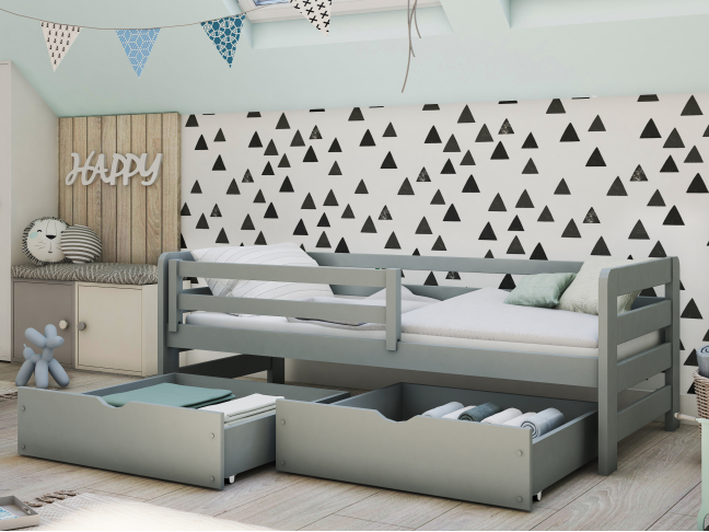Vaikiška lova su stalčiais ERGO 90x190 3