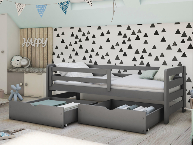 Vaikiška lova su stalčiais ERGO 90x200