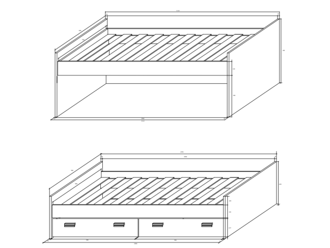 Vaikų kambario komplektas KITTY 1 4