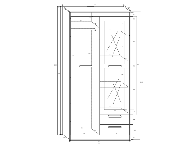 Vaikų kambario komplektas MAXIMUS 8 2 Vaikų kambario komplektas MAXIMUS 8 2