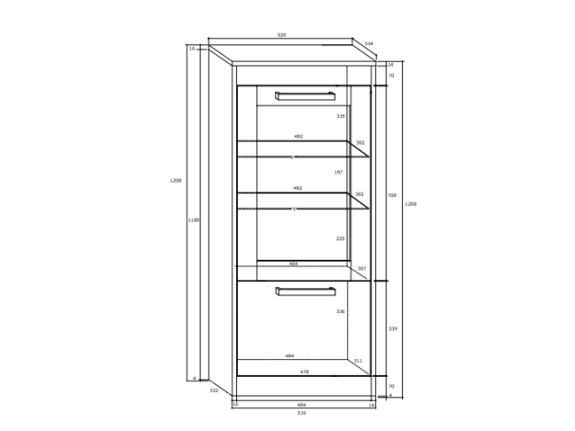 Vaikų kambario komplektas MAXIMUS 8 6 Vaikų kambario komplektas MAXIMUS 8 6