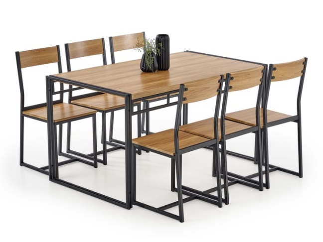 Valgomojo komplektas BOLIVAR rinkinys 1+6 Valgomojo komplektas BOLIVAR rinkinys 1+6