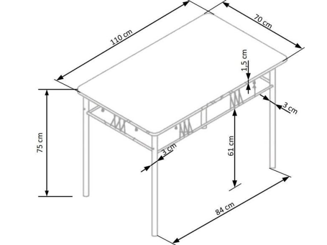 Valgomojo komplektas FAUST 2