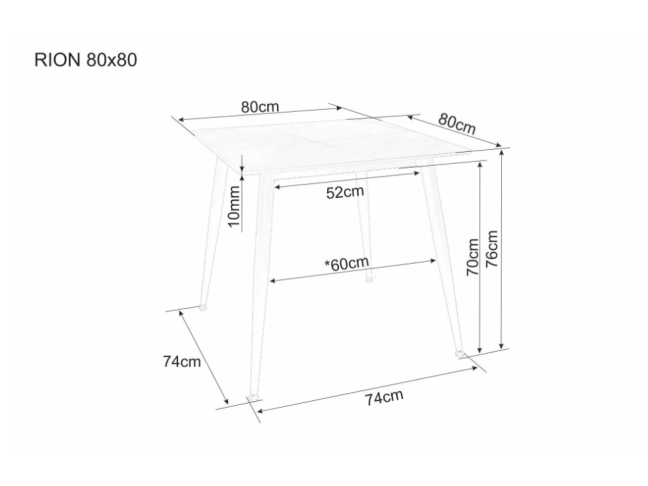 Valgomojo komplektas JERION J 80+4 5