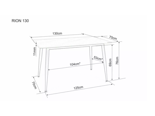 Valgomojo komplektas RIONGO J 130 7 Valgomojo komplektas RIONGO J 130 7