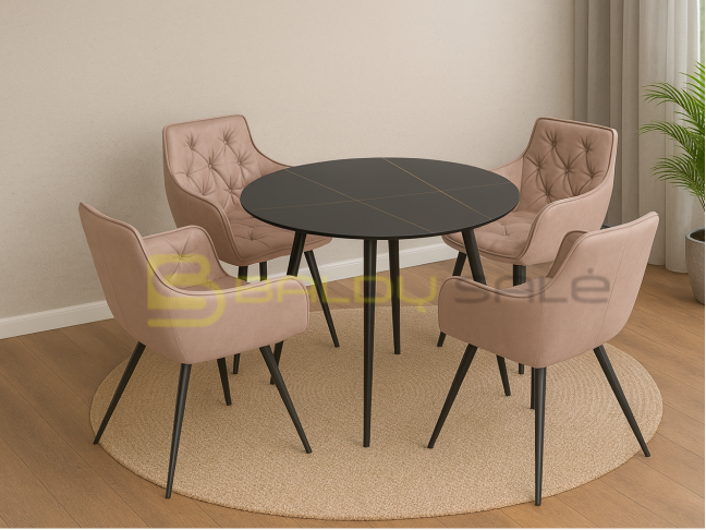 Valgomojo komplektas RIONGO J 90+4 Valgomojo komplektas RIONGO J 90+4